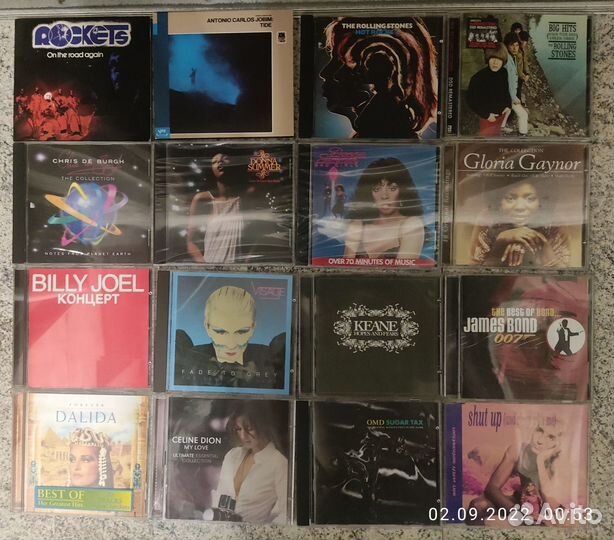 CD диски(фирма) Iglesias, Dalida,E.Presley,Urban