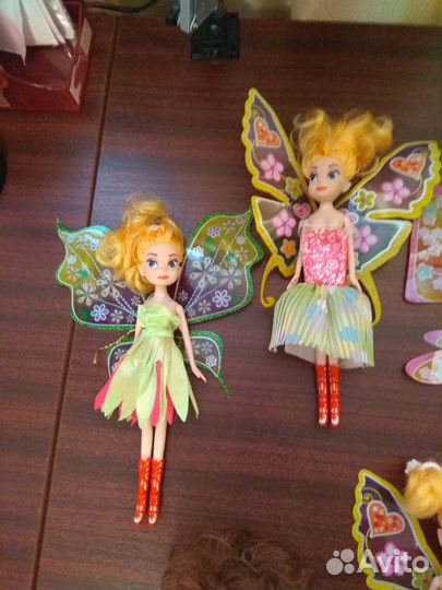 Куколки-феи 5 шт. и куклы Барби