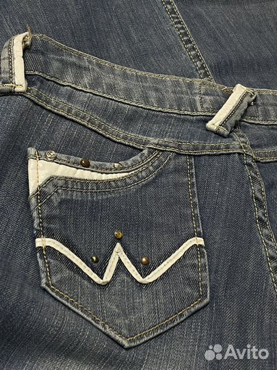 Винтажные джинсы клеш