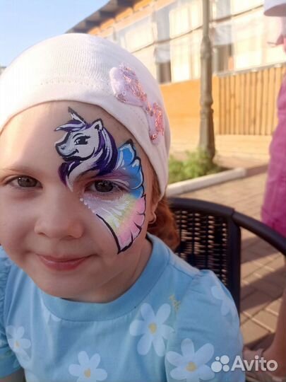 Аквагрим и блеск-тату