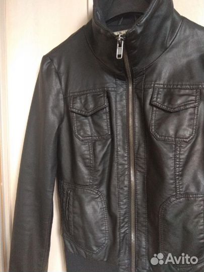 Куртка кожзам в отличном состоянии