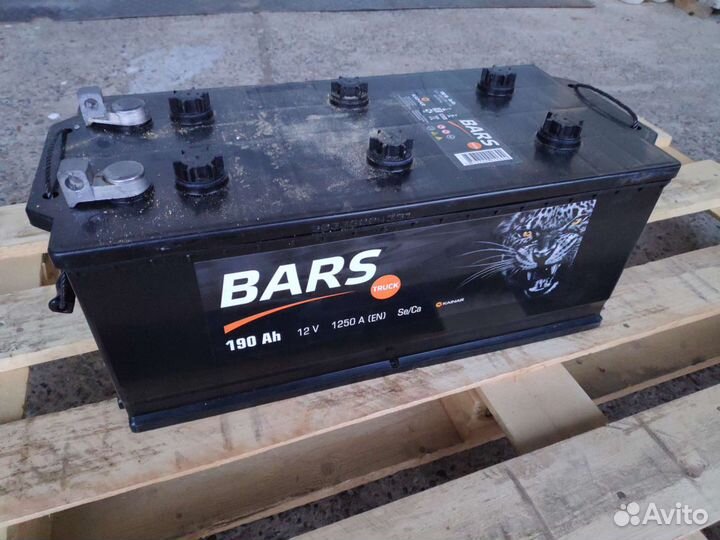 Акб Аккумулятор Барс 190 Bars (новая/доставка)