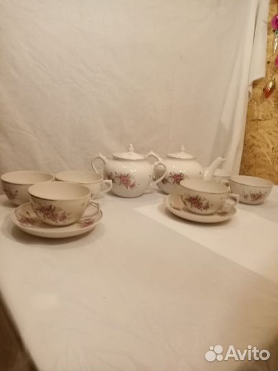 Сервиз чайный Дулёво СССР