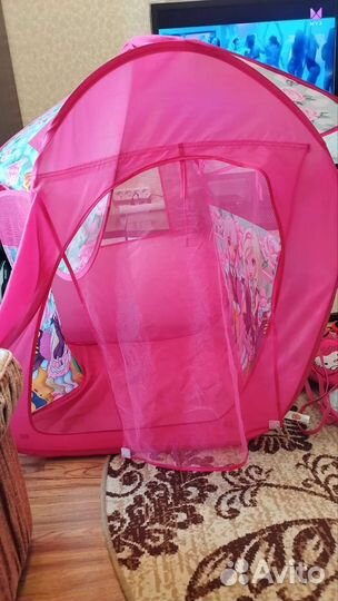 72 Мягкие игрушки,4 сумки и домик/палатка