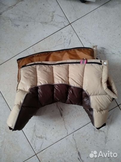 Комбинезон для собаки кобеля одежда пуховик