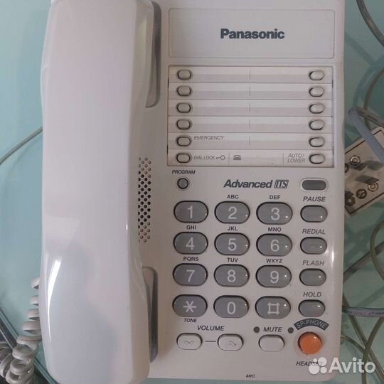 Стационарный телефон panasonic kx-ts2363ruw