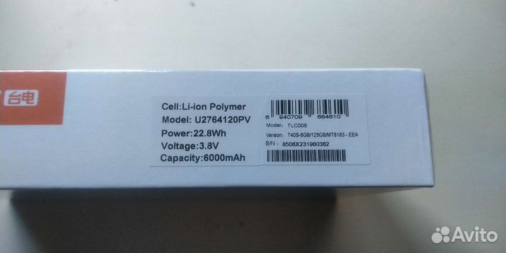 Планшет teclast t40s 8/128 новый