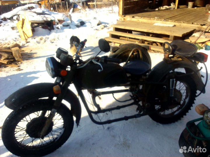 Днепр с задним мостом с приводом на люльку