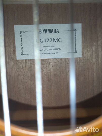 Классическая гитара yamaha cg122mc