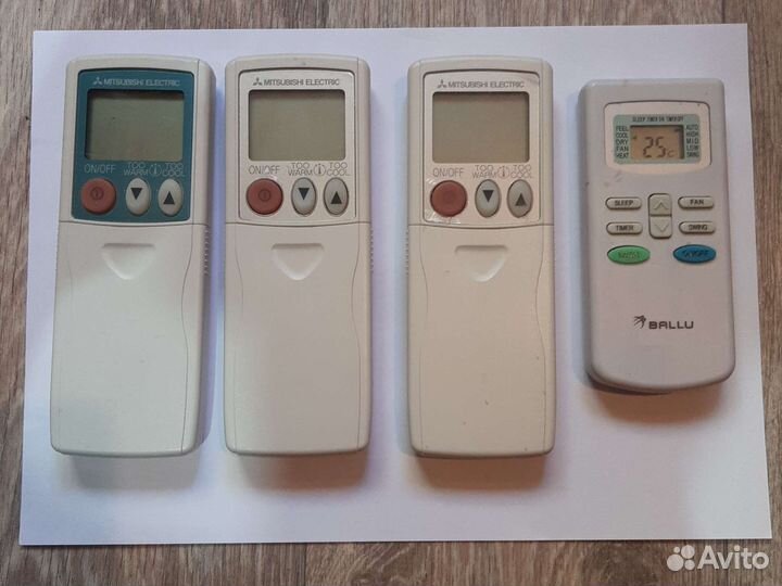 Пульт от кондиционера mitsubishi, ballu