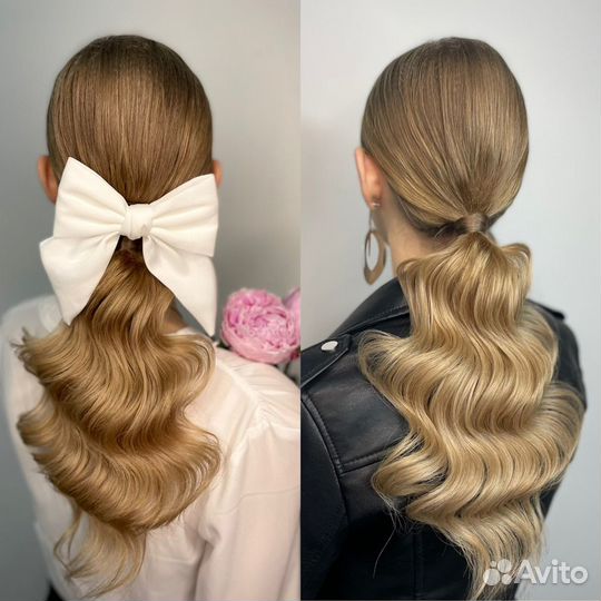 Прическа макияж