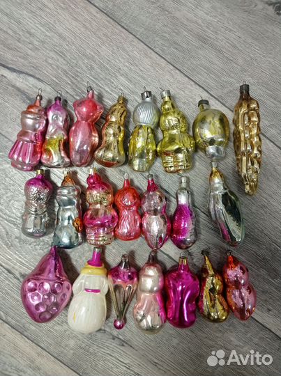 Елочные игрушки СССР