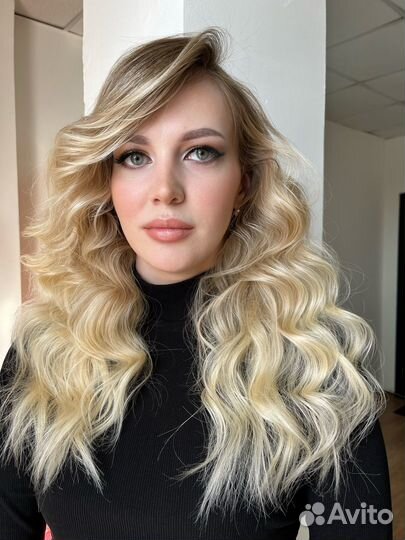 Прически, локоны и макияж