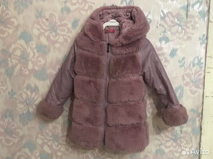 Шубка для девочки 140