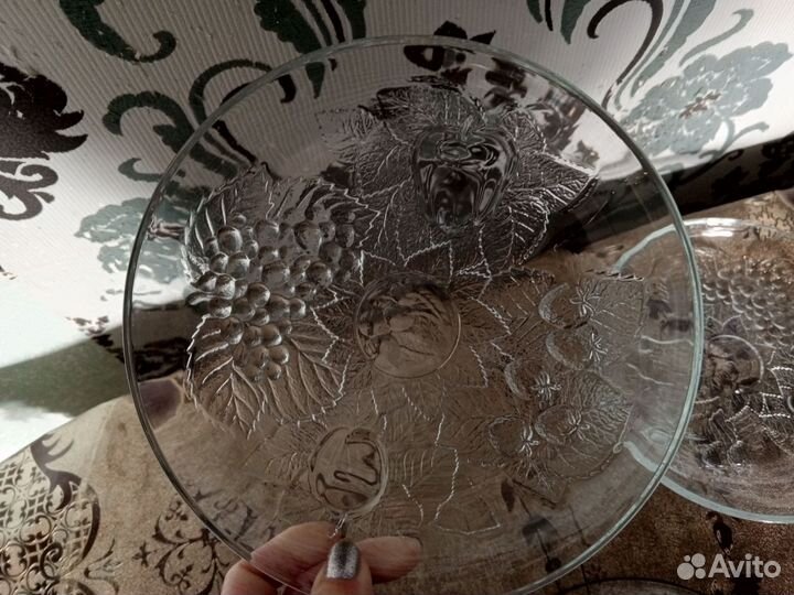 Хрустальные тарелки