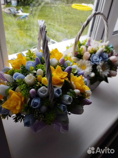 Интерьерная композиция из мыла