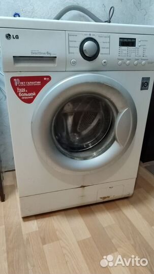 Стиральная машина бу lg 6 кг