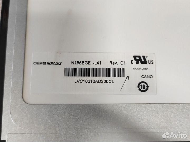 Матрица 15.6 slim 40 pin с ушами