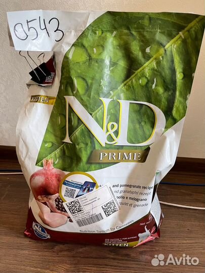 Корм для котят farmina CAT N&D prime 5 кг