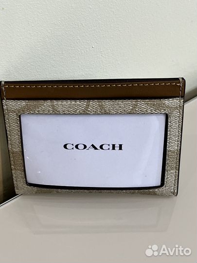 Картхолдер визитница Coach оригинал новая