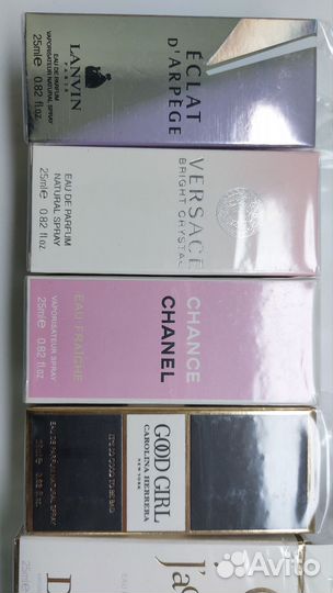 Пробники духов женские