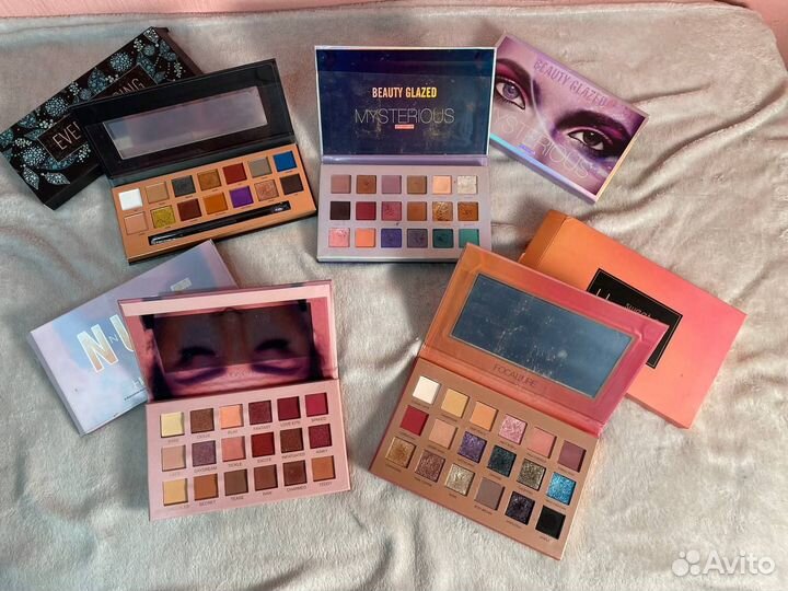 Палетки Nyx, Focallure, Beauty Glazed