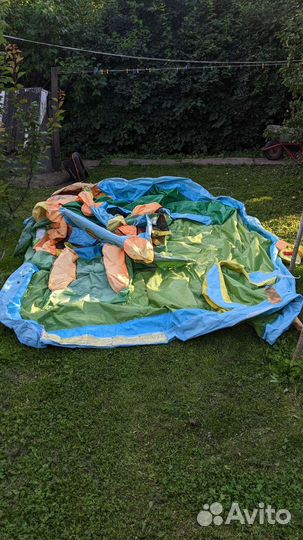 Детский надувной Батут happy HOP горки Оазис 7