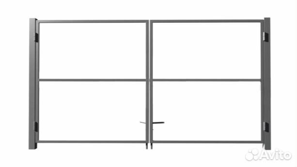Ворота распашные Эконом 2х4м