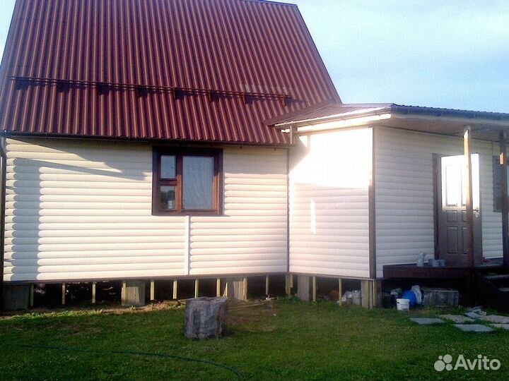 Монтаж сайдинга, вагонки имитации бруса