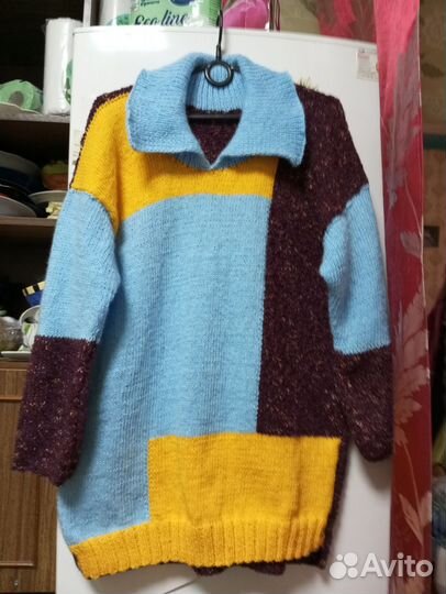 Свитер ручной вязки