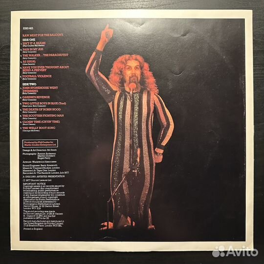 Billy Connolly – Raw Meat For The Balcony (1977г)