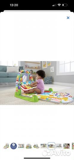 Развивающий коврик с пианино