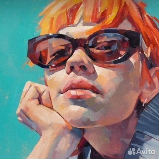 Картина. Портрет по фото маслом