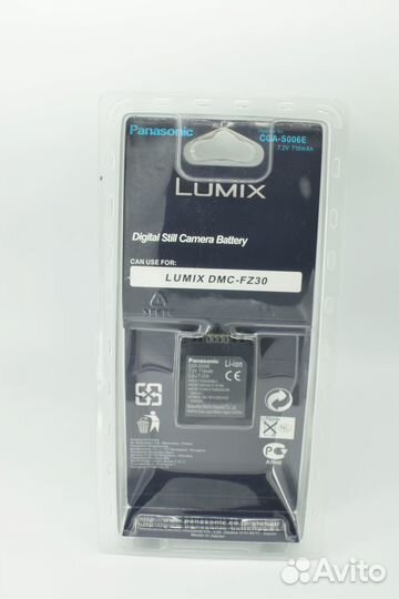 Аккумулятор panasonic CGA-S006 (DE-A44 / DE-A994)