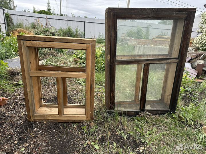 Рамы оконные деревянные
