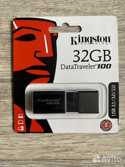 Флешка usb 32гб Kingston