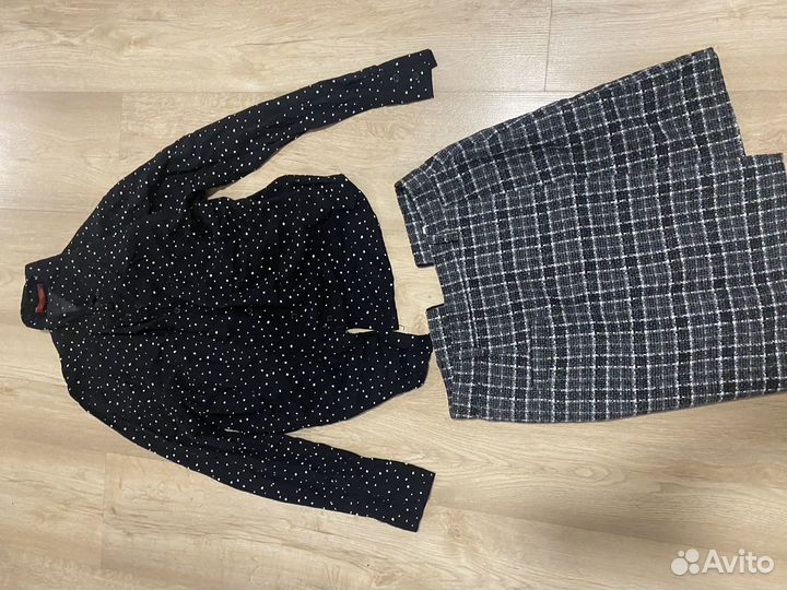 Юбка-шорты и рубашка