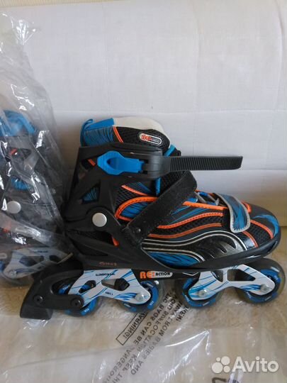 Ролики для мальчика размер 35-41+ рюкзак+защита