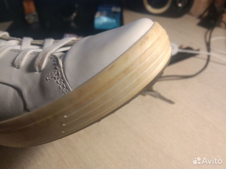 Кеды ecco soft 7 белые US 12,5