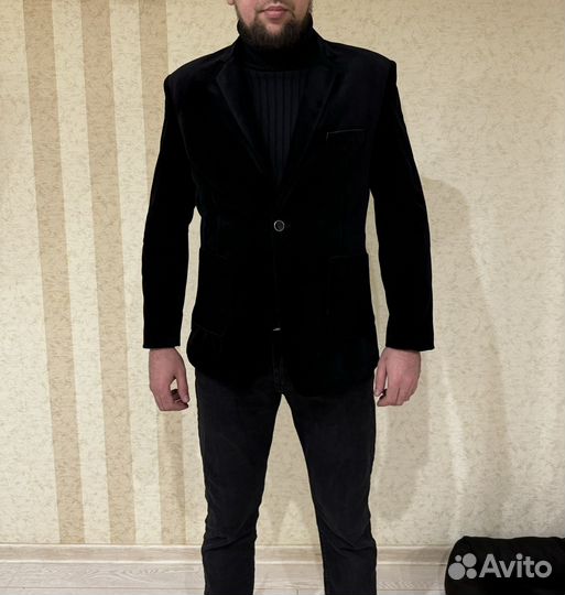 Велюровый пиджак Мужской (48-50размер)