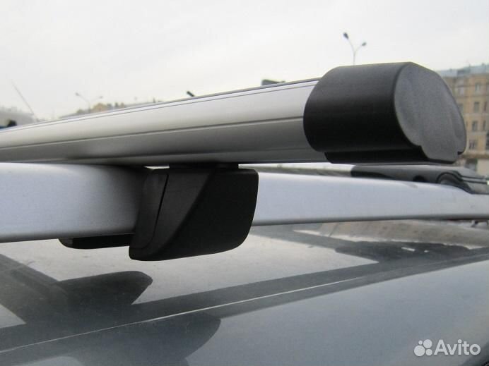 Багажник аэродинамика алюминий на рейлинги