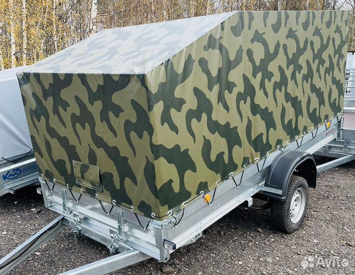 Оцинкованный прицеп Трейлер 3.5х1.5 м