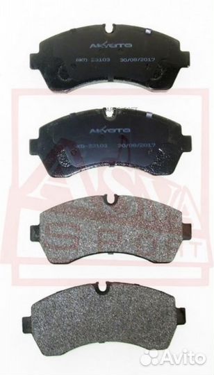 Akyoto AKD-23103 колодки тормозные дисковые передн