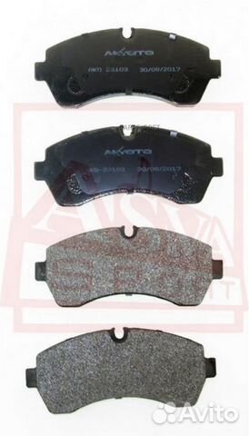 Akyoto AKD-23103 колодки тормозные дисковые передн