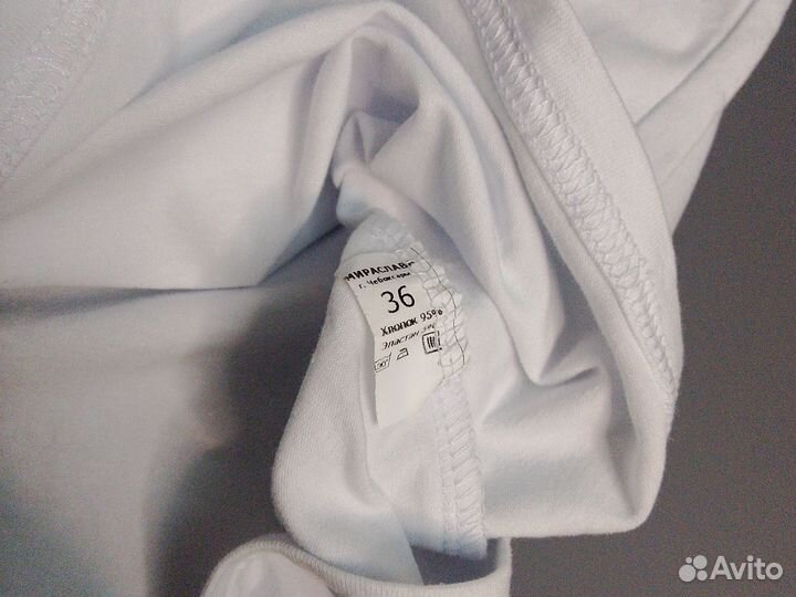 Блузка футболка школьная на 9 - 10 лет