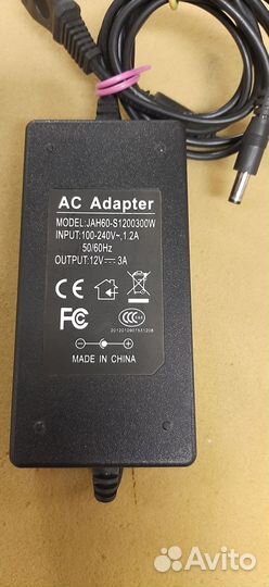 Блок питания 12в- 3А.12в -1А. 9в -4А