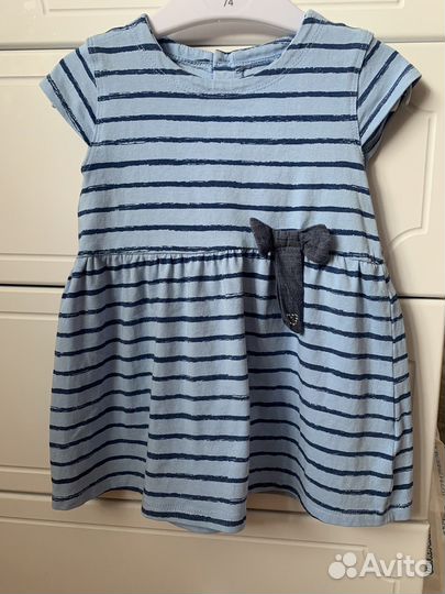 Платье для девочки летнее 74 80