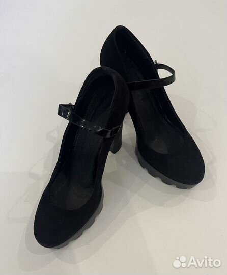 Туфли замшевые 37