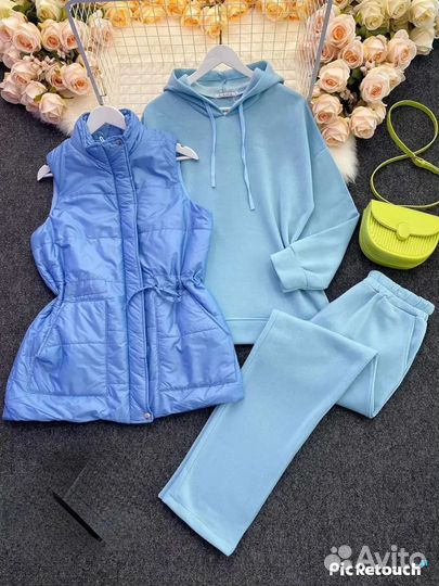 Спортивный костюм тройка 52-62