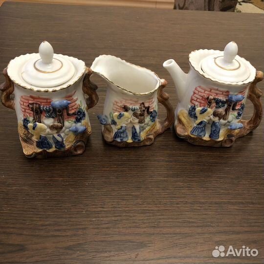 Подарочный набор чайник, сахарница, молочник